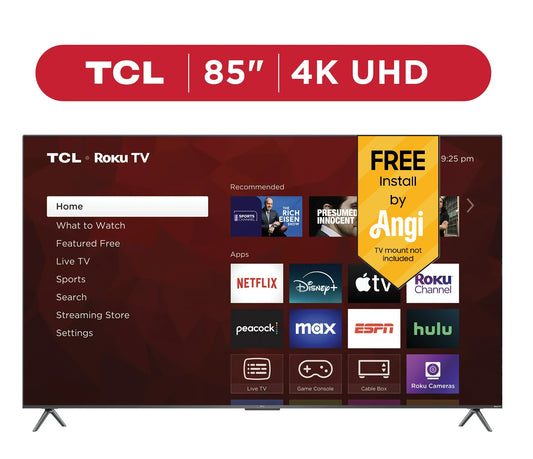 85” Class S4 (85S410R) 4K UHD HDR LED Smart TV with Roku TV