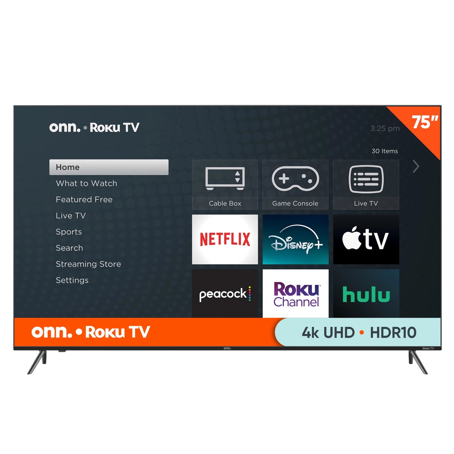 75” Class 4K UHD (2160P) LED Roku Smart Television (100044717)