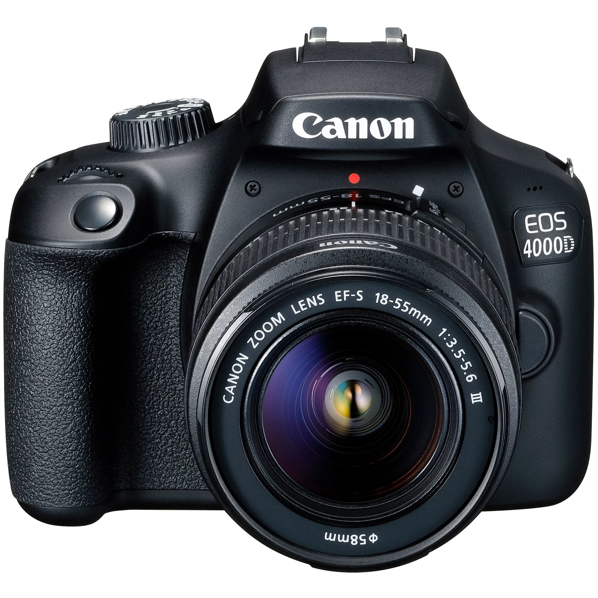 Canon EOS 4000D / Rebel T100 DSLR Camera + EF-S 18-55Mm Lens + Sandisk 64GB Memory Card +  Bundle